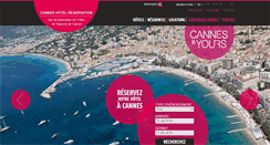 Desktop Screenshot of cannes-hotel-reservation.fr